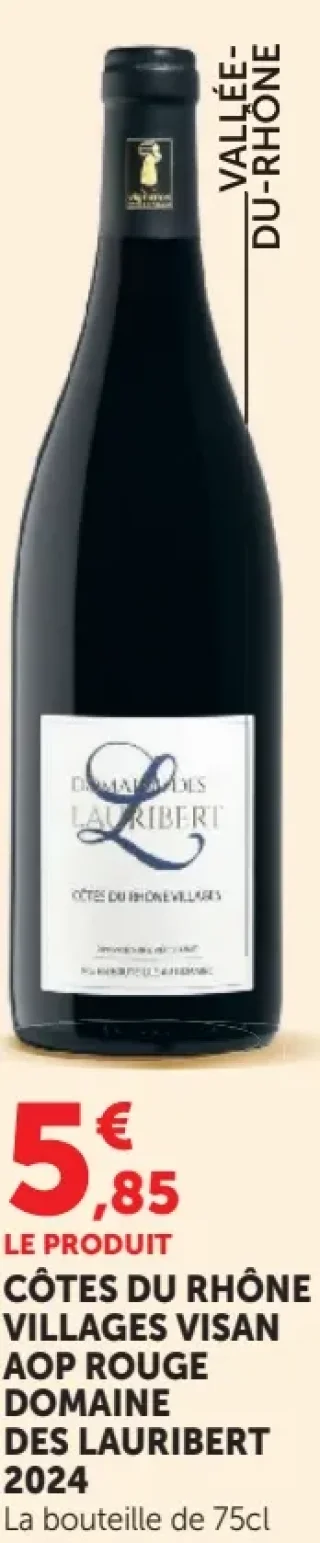 Domaine des Lauribert Côtes du Rhône Villages Visan AOP Rouge 2024