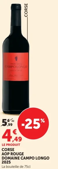 CORSE AOP ROUGE DOMAINE CAMPO LONGO 2023