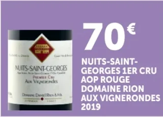 Vin rouge Nuits-Saint-Georges 1er Cru AOP Domaine Rion Aux Vignerondes 2019
