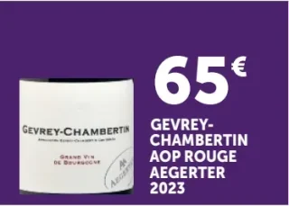 Vin rouge Gevrey-Chambertin AOP Aegerter 2023