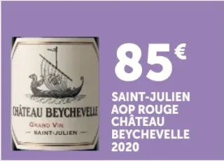 Vin rouge Saint-Julien AOP Château Beychevelle 2020