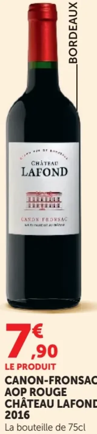 Canon-Fronsac AOP Rouge Château Lafond 2016