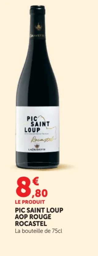 PIC SAINT LOUP AOP ROUGE ROCASTEL