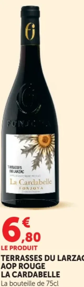 TERRASSES DU LARZAC AOP ROUGE LA CARDABELLE