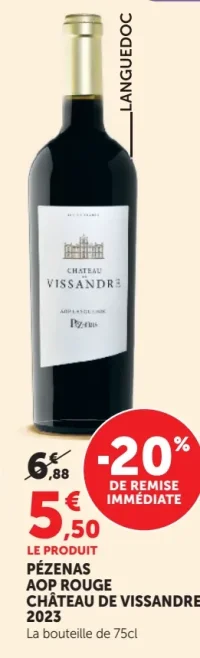 Château de Vissandre 2023 Pézenas AOP Rouge