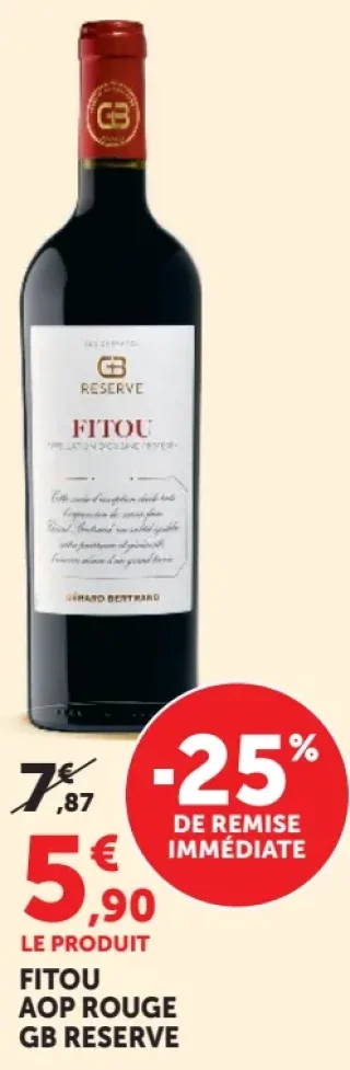 FITOU AOP ROUGE GB RESERVE