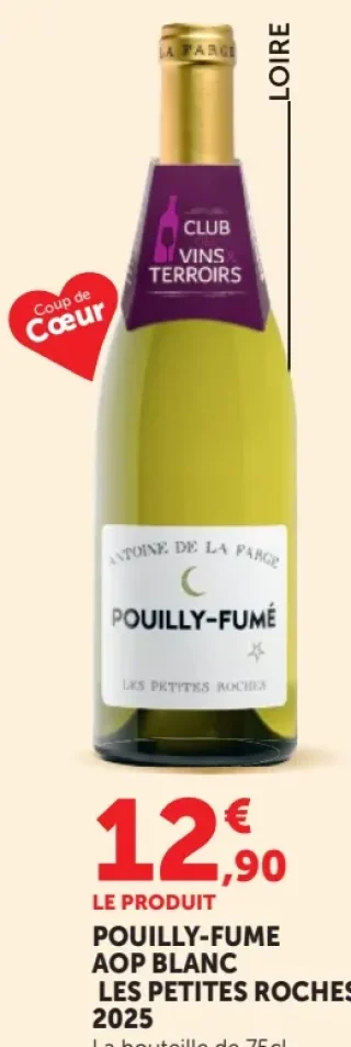 Pouilly-Fumé AOP Blanc Les Petites Roches 2025