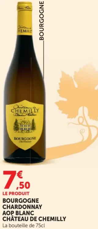 Chardonnay Bourgogne AOP Blanc Château de Chemilly