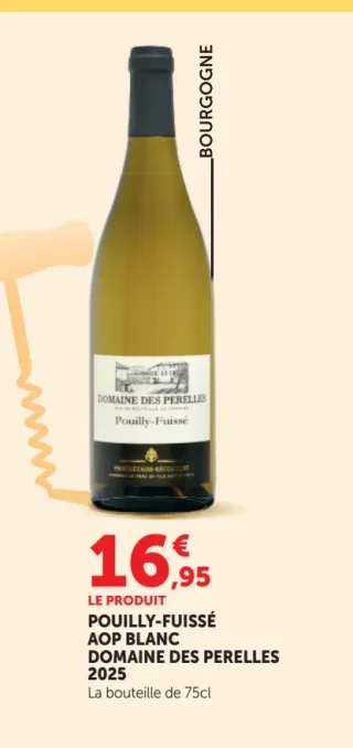 Pouilly-Fuissé AOP Blanc Domaine des Perelles 2025