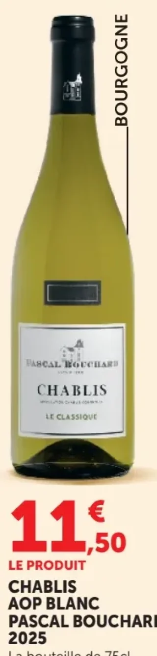 CHABLIS AOP BLANC PASCAL BOUCHARD 2025
