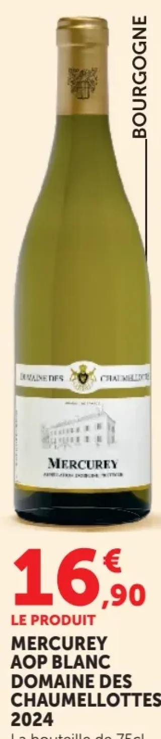 Mercurey AOP Blanc Domaine des Chaumellottes 2024
