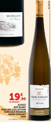Henri Ehrhart Alsace AOP Blanc Riesling Collection Familiale 2025 - Magnum 1,5 L