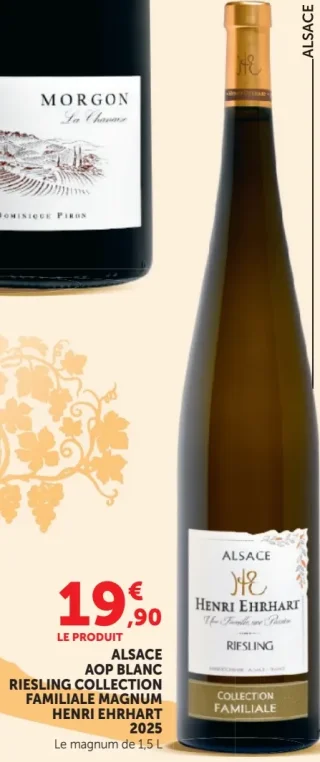 Henri Ehrhart Alsace AOP Blanc Riesling Collection Familiale 2025 - Magnum 1,5 L