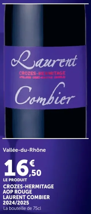 CROZES-HERMITAGE AOP ROUGE LAURENT COMBIER 2024/2025
