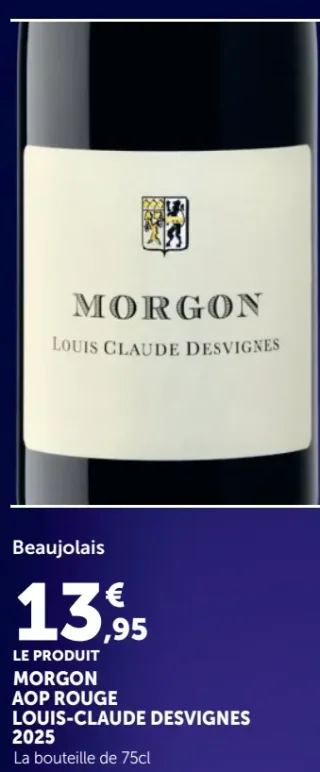 Louis-Claude Desvignes Morgon AOP Rouge 2025