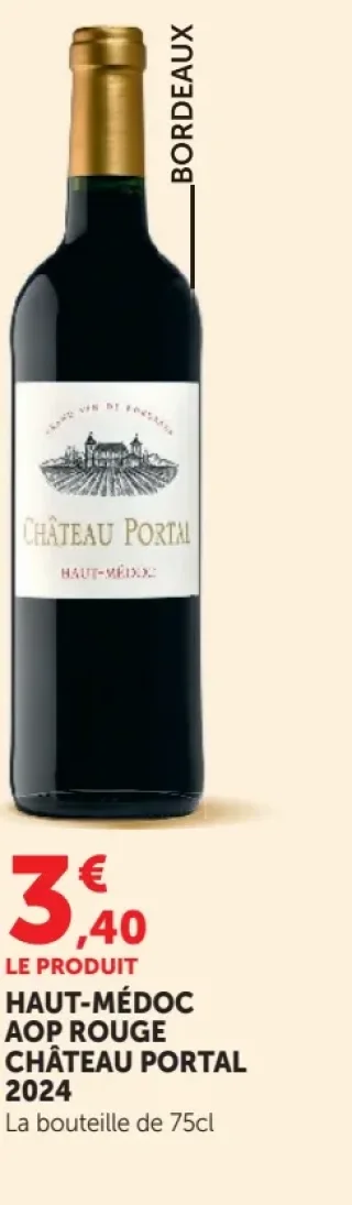 HAUT-MÉDOC AOP ROUGE CHÂTEAU PORTAL 2021