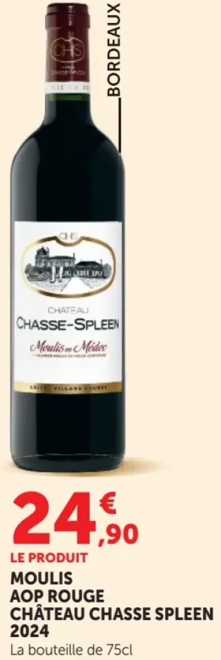 Moulis AOP Rouge Château Chasse-Spleen 2024