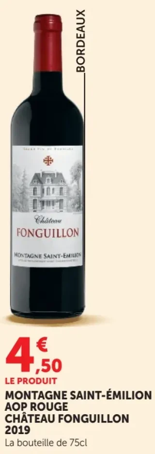 Montagne Saint-Émilion AOP Rouge Château Fonguillon 2019