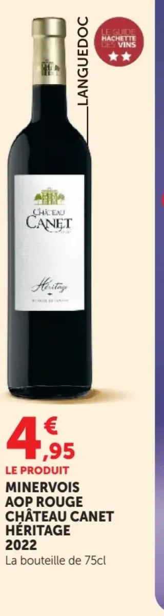 Château Canet Héritage Minervois AOP Rouge 2022
