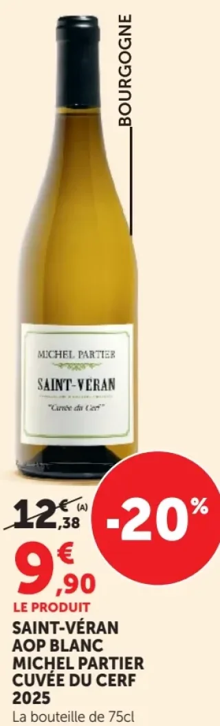 Saint-Véran AOP Blanc Michel Partier Cuvée du Cerf 2025