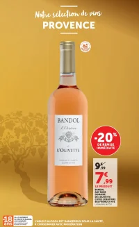 Bandol AOP Rosé Domaine de l'Olivette Cuvée L'Oratoire Bee Friendly HVE