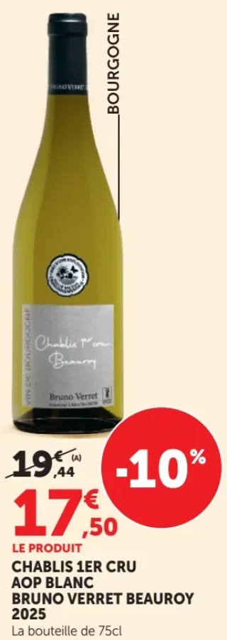 Bruno Verret Beauroy Chablis 1er Cru AOP Blanc 2025