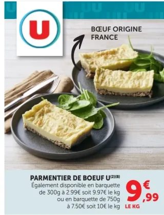 Parmentier de boeuf U