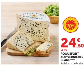 Roquefort AOP Vernières Blanc