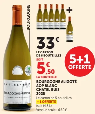 CHATEL BUIS BOURGOGNE ALIGOTÉ AOP BLANC 2025