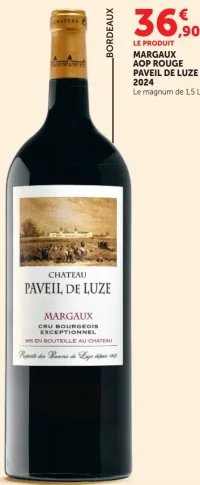 Margaux AOP Rouge Paveil de Luze 2024 Chateau Paveil de Luze