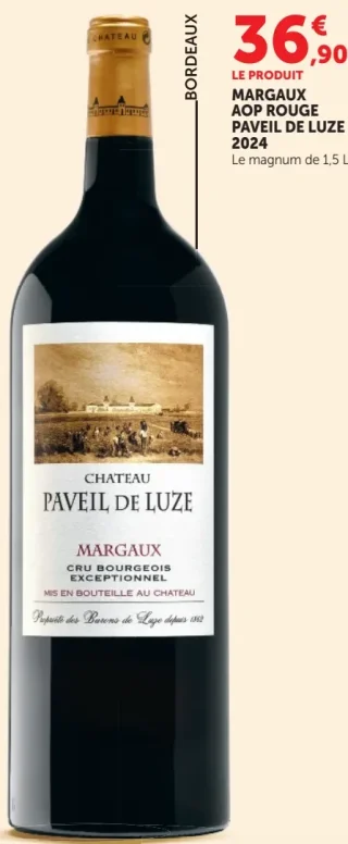 Margaux AOP Rouge Paveil de Luze 2024 Chateau Paveil de Luze
