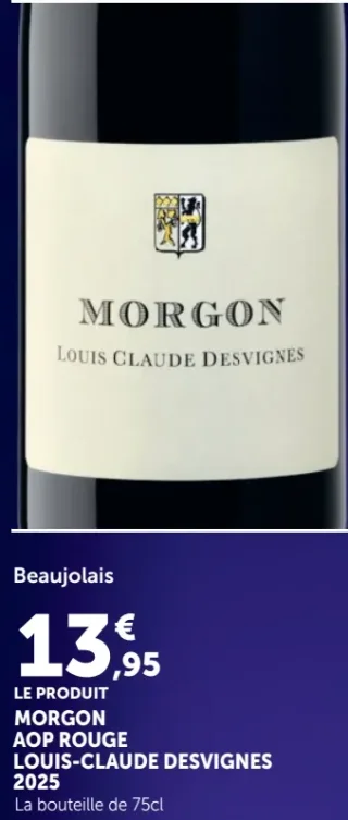 Morgon AOP Rouge Louis-Claude Desvignes 2025