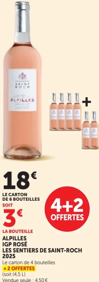 Alpilles IGP Rosé Les Sentiers de Saint-Roch 2025