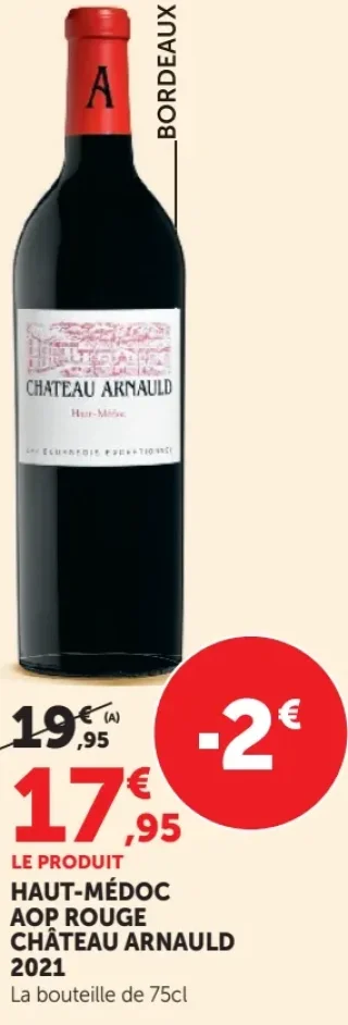 HAUT-MÉDOC AOP ROUGE CHÂTEAU ARNAULD 2021