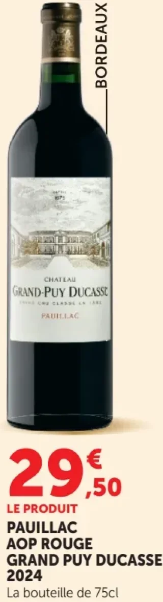 PAUILLAC AOP ROUGE GRAND PUY DUCASSE 2024