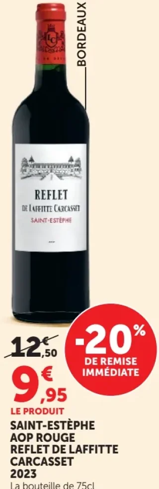 SAINT-ESTÈPHE AOP ROUGE REFLET DE LAFFITTE CARCASSET 2023