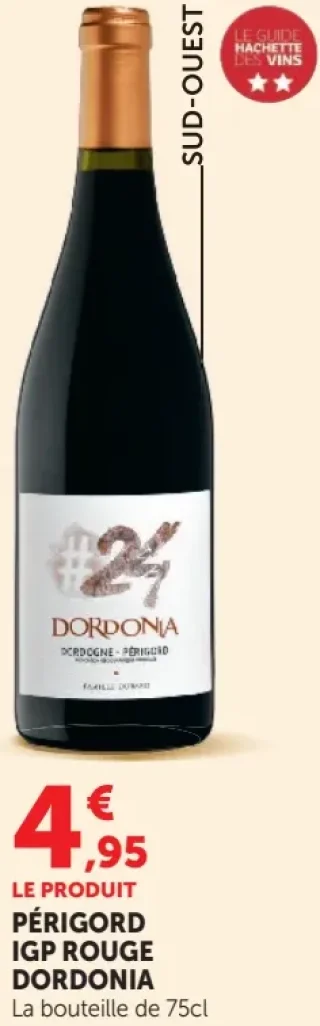 PÉRIGORD IGP ROUGE DORDONIA