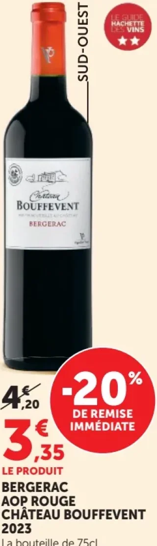 Bergerac AOP Rouge Château Bouffevent 2023