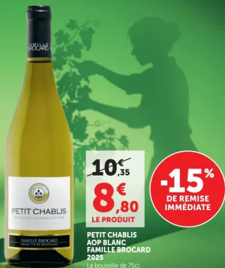 Famille Brocard Petit Chablis AOP Blanc 2025