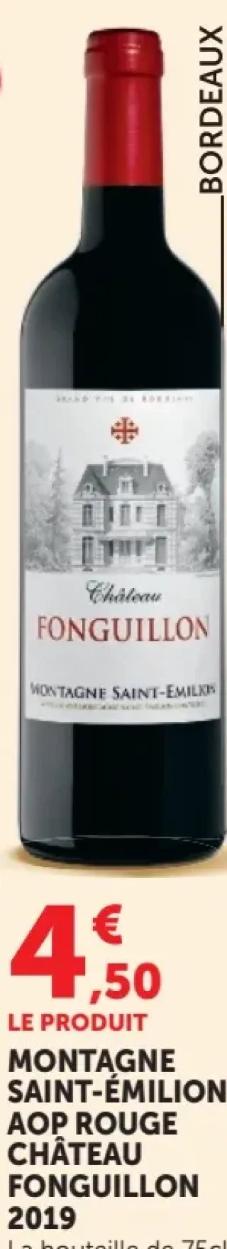 Château Fonguillon Montagne Saint-Émilion AOP Rouge 2019