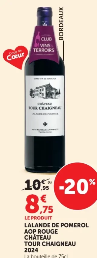 Château Tour Chaigneau LALANDE DE POMEROL AOP ROUGE 2024