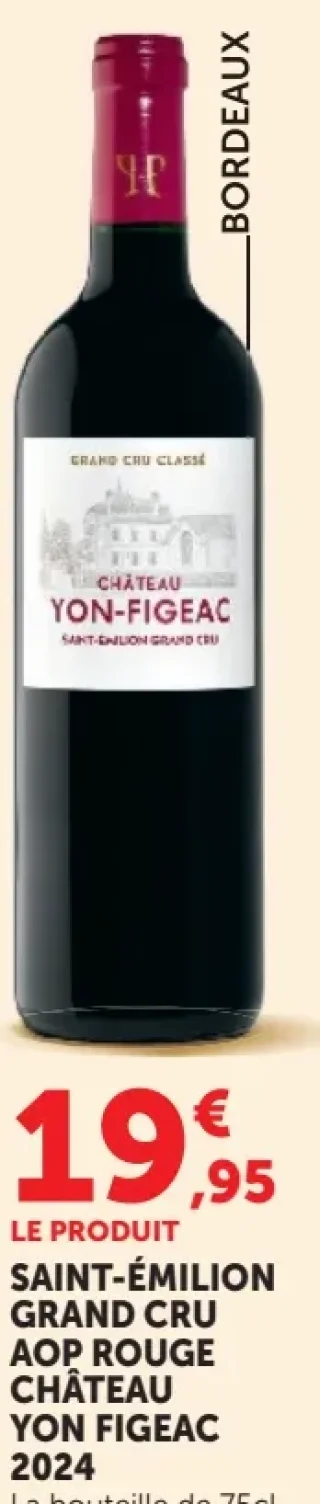 Saint-Émilion Grand Cru AOP Rouge Château Yon Figeac 2024