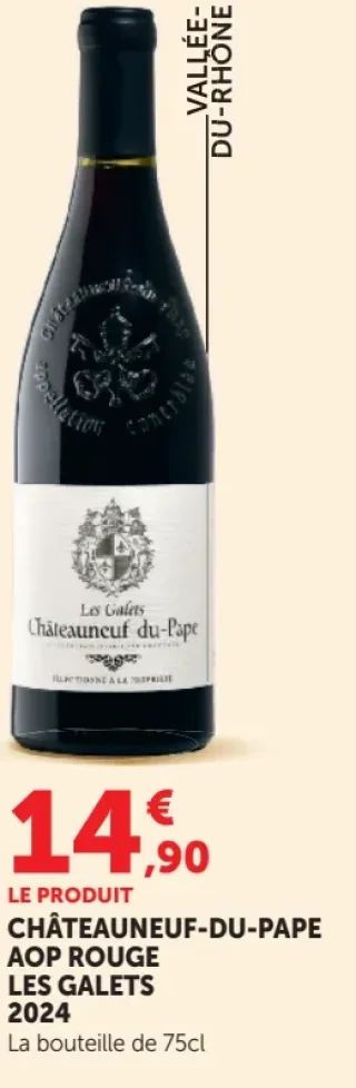 CHÂTEAUNEUF-DU-PAPE AOP ROUGE LES GALETS 2024