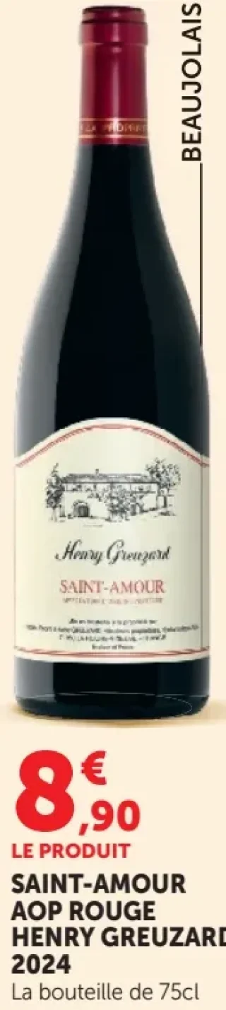 Saint-Amour AOP Rouge Henry Greuzard 2024