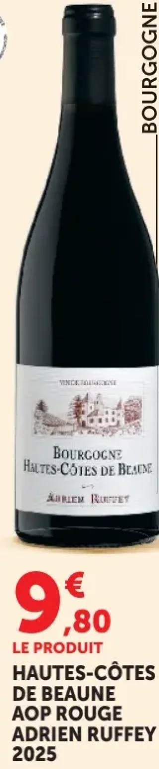 Hautes-Côtes de Beaune AOP Rouge Adrien Ruffey 2025