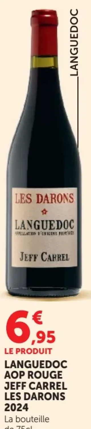 Languedoc AOP Rouge Jeff Carrel Les Darons 2024