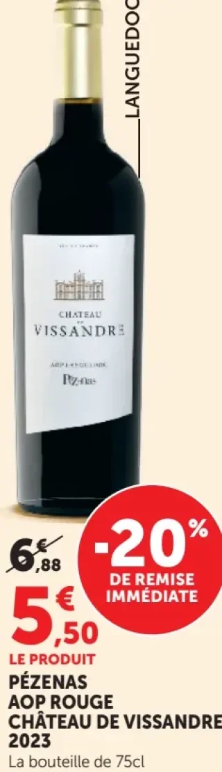 Château de Vissandre 2023 Pézenas AOP Rouge