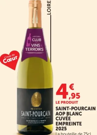 Saint-Pourçain AOP Blanc Cuvée Empreinte 2025