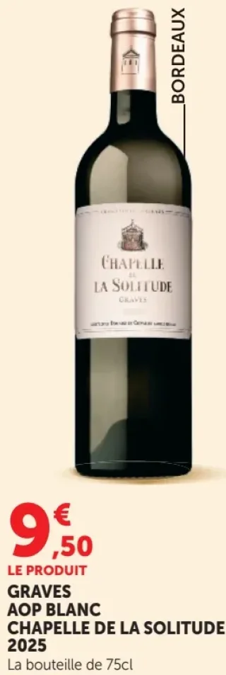 Graves AOP Blanc Chapelle de la Solitude 2025