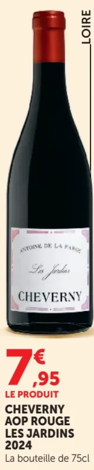 CHEVERNY AOP ROUGE LES JARDINS 2024